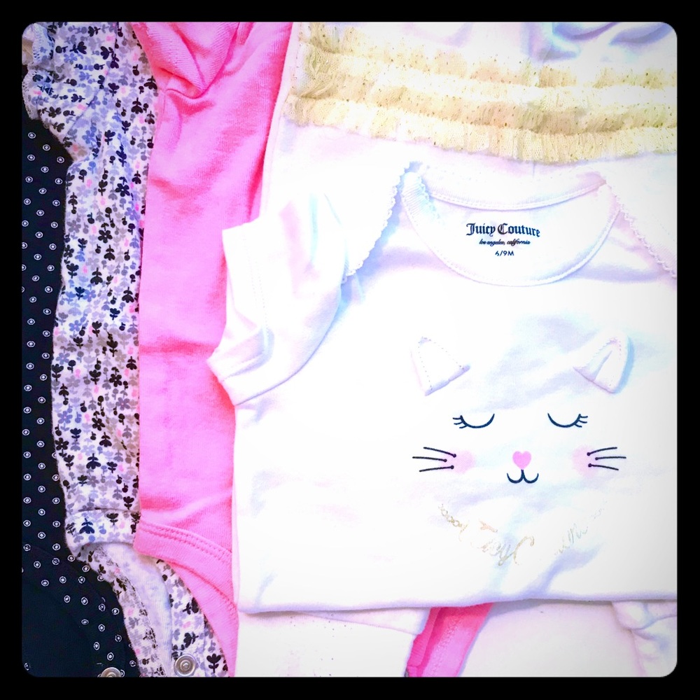 Juicy Couture baby set w/ bundle onesies